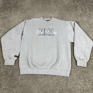VITNAGE Maine Sweatshirt Mens Medium Gray Maine Maritime MMA Crewneck 90s